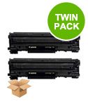 compatible multipack canon i-sensys lbp-3370 printer toner cartridges 2 pack -1975b002aa
