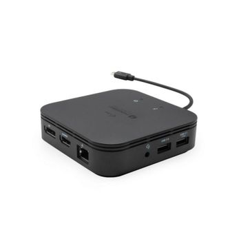 Estación de acoplamiento i-tec Thunderbolt 3 Travel Dock Dual 4K 60W Negro Compacta