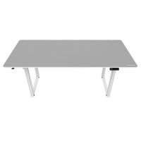mesa gaming cougar 180cm fibra de carbono blanco ajuste electrico