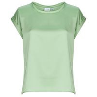 vila blusa viellette ss satin para mujer