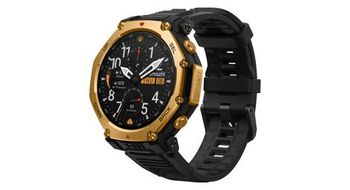 Reloj gps amazfit t rex 3 pro 48 mm dorado y negro
