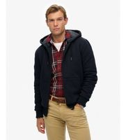 superdry para hombre m2014502a sudadera borg lined marino xxl casual algodon manga larga
