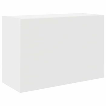 Mueble De Pared De Baño Madera Ingeniería Blanco 60x25x40 Cm Vidaxl