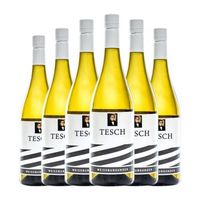 tesch vino blanco weissburgunder seco nahe 75 cl 125 vol pack de 6 unidades