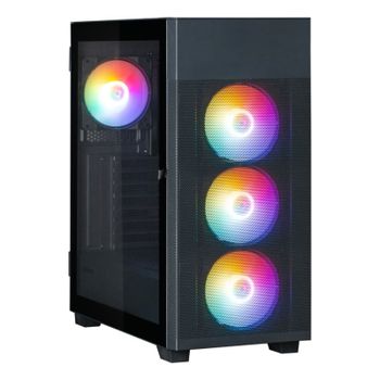 Caja Zalman S5 Neo Atx 4xvent 120mm Argb 2xusb 3.0 Negro Sin Fuente