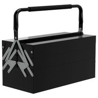 caja de herramientas 45x20x345 cm negro