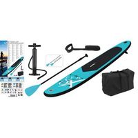 stand-up paddle board inflable 285 cm azul y negro xq max
