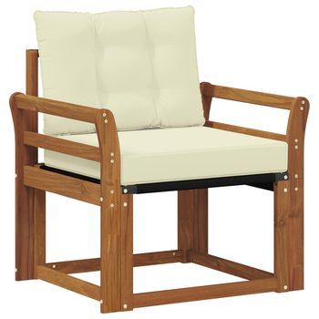 Sofá De Exterior Madera Maciza De Acacia Y Textileno Vidaxl