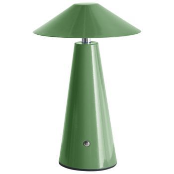 Lámpara De Mesa Moderna Minimalista De Hierro Luz Led Para Interior Inalámbrica Seta Verde Apayao