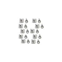 cierre rapido carenado anillo elastico 17mm kit 10pc