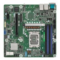 placa base asrock ec266d4u intel c266 lga 1700 ddr5 micro atx ecc dual lan m2