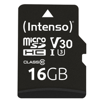 intenso 3433470 micro sd uhs-i profesional 16gb
