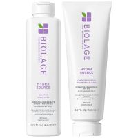 biolage hydra source shampoo 400ml and conditioner 236ml duo