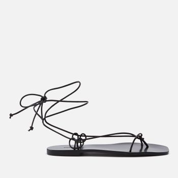 ALOHAS Women's Misty Faux Leather Flat Sandals - UK 4