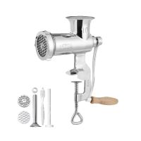 succebuy-picadora de carne manual picadora de carne manual de acero inoxidable 304 con abrazadera de mesa de acero picadora de carne fabricante de salchichas