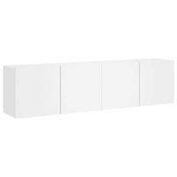 muebles para tv de pared 2 unidades blanco 80x30x41 cm vidaxl