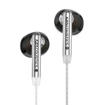 KZ Dúo HiFi Auriculares con cable de 3.5 mm Monitores Unidades de doble dinámica con cuatro núcleos Sistema de compensac