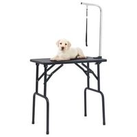 rogal mesa de aseo ajustable para perros con 1 lazo rogal