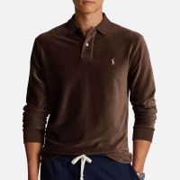 polo ralph lauren cotton-blend corduroy polo shirt - m