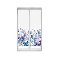 pack x 2 estores enrollables translucidos easyfix sin herramientas - estores tamano 40x150 - estor modelo violet garden - estor sin taladrar  blindecor