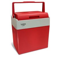 nevera portatil briebe cf1153red 28l termoelectrica dual friocalor 12v y 220v roja