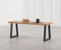 urban ash and veneer industrial bench