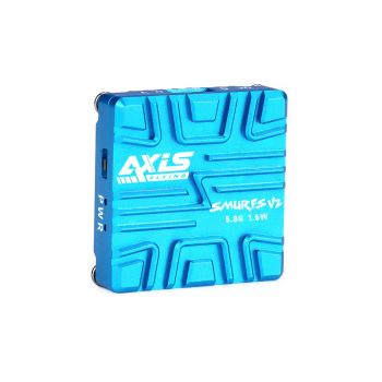 Axisflying SMURFS V2 VTX 5,8 GHz 48CH 25mW 100mW 400mW 800mW 1.6W OSD Analógico IRC Tramp FPV Transmitter 14.2 g 20*20 m