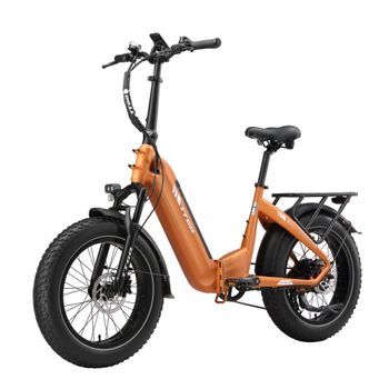 Bicicleta Eléctrica Plegable Ttgo F6 Boost, 250 W, 48 V, 18 Ah, 120 Km De Autonomía, Neumáticos Anchos De 20