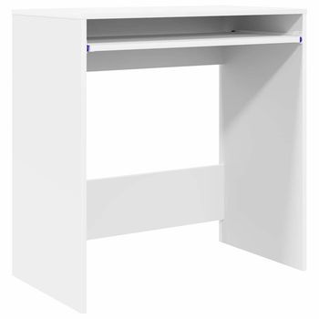 Escritorio - Mesa De Ordenador Blanco 77.5 X 43 X 79 Cm Madera Contrachapada