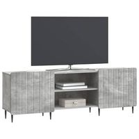 mueble de tv  mueble de salon  gabinete de tv gris hormigon 150 x 31 x 52 cm
