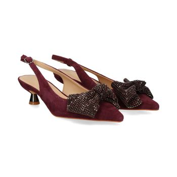 Alma En Pena Zapatos De Tacón Bajo Mujer - Rojo Talla 38