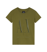 ax armani exchange para mujer 8nytcxyjg3zu7043 camiseta casual verde xl algodon manga corta