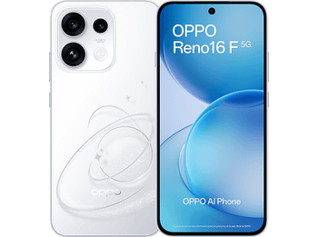 OPPO Reno16 F, Blanco, 256 GB, 8 GB RAM, 6.57