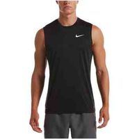 nike camiseta tirantes camiseta swim hydroguard solid essentials sin mangas negro para hombre