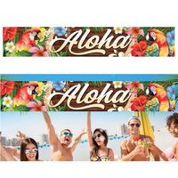 decoracion verano aloha de tela de 290x150 cm talla unica