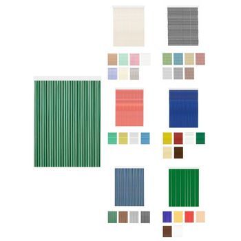 Jardin202 - Cortinas De Exterior Impermeables – Cortinas Antimoscas Para Terrazas Y Porche  130 X 240 Cm (marbella - Verde)  130 X 240 Cm (marbella - Verde)jardin202