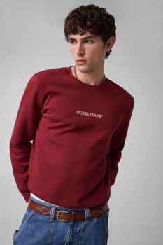 Sudadera Bordada Corte Slim