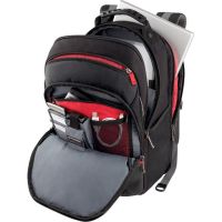 mochila wenger legacy 16 poliester 3 comoras negro gris