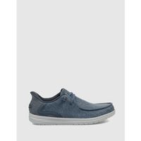 skechers zapatillas zapatilla slip-ins relaxed fit melson azul para hombre