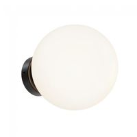 aplique de pared basic form opal negro