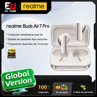 version global realme buds air 7 pro auricular 53db cancelacion de ruido en tiempo real 11  6mm controlador dual-dac al traductor en vivo