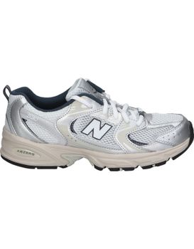 Deportivas New Balance 530 Gr530ka Plateadas Y Azul Marinas 39