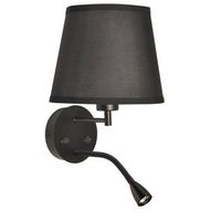 aplique de pared pair e27 con foco led de lectura 3w