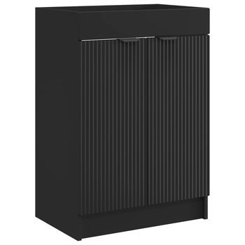 Cabinet Debajo Del Fregadero Negro 78,5 X 37,5 X 81 Cm Vidaxl
