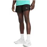 puma short short run velocity 3 split noir para mujer