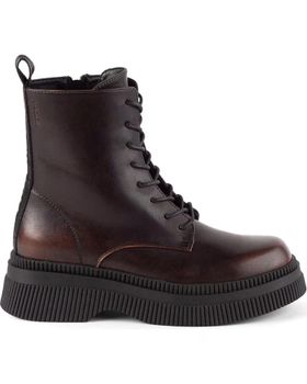 de VICTORIA BOTAS 1301103 DUBLIN CORDONES EFECTO PIEL MARRON