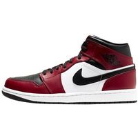 nike zapatillas de baloncesto air jordan 1 mid chicago black toe para hombre