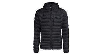 Chaqueta con capucha vaude hombre negra