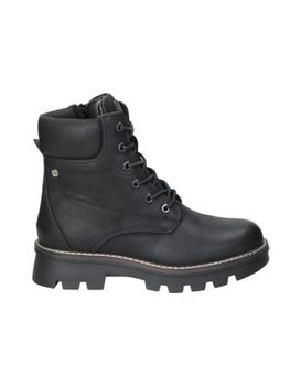 Botines Militares Negros Xti 141959 Para Mujer 37