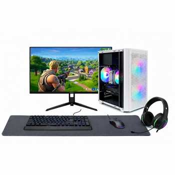 PC Gaming Completo 16GB RAM, con Gráfica dedicada NVIDIA GTX 1050 y 1TB + Monitor 165Hz IPS 1080p 24